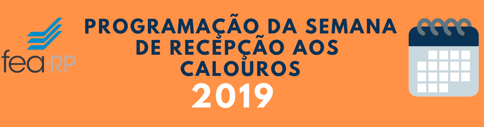 Programação recepção calouros