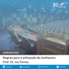 Comunicado: Regras para a utilização do Anfiteatro Prof. Dr. Ivo Torres