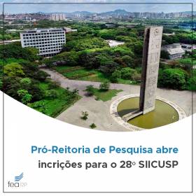 Pró-Reitoria de Pesquisa abre inscrições para o 28º SIICUSP