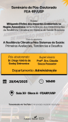 FEARP sediará seminário sobre resiliência climática nos sistemas de saúde