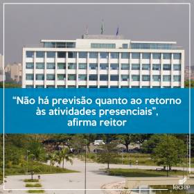 “Não há previsão quanto ao retorno às atividades presenciais”, afirma reitor