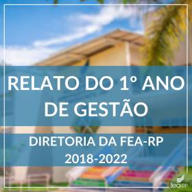 Relato sobre o 1º ano da gestão