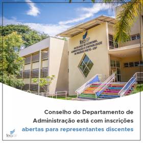 Conselho do Departamento de Administração está com inscrições abertas para representantes discentes