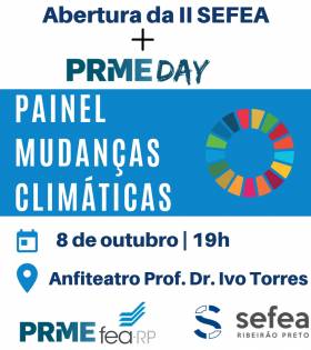 PRME Day e Prêmio Entidade Sustentável acontecem durante a SEFEA