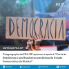 Congregação da FEA-RP aprovou o apoio à “Carta às Brasileiras e aos Brasileiros em defesa do Estado Democrático de Direito!”