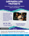 Centro de Voluntariado Universitário promoverá roda de conversa sobre carreira