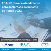 FEA-RP oferece atendimento para declaração do Imposto de Renda 2022