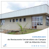 Comunicado: Restaurante Universitário do Campus USP de Ribeirão Preto