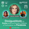 Webinar discute a desigualdade do ensino na pandemia