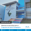 Abertas as inscrições para o Programa de Apoio Pedagógico