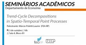 Seminário tem como tema o uso de decomposição em ciclos de tendência