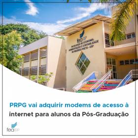 PRPG vai adquirir modems de acesso à internet para alunos da Pós-Graduação