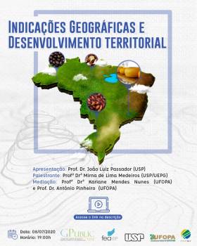 Seminário vai debater Indicações Geográficas e Desenvolvimento Territorial