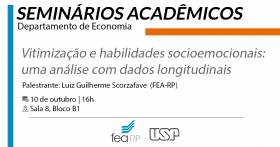 Seminário tem como tema Vitimização e habilidades socioemocionais